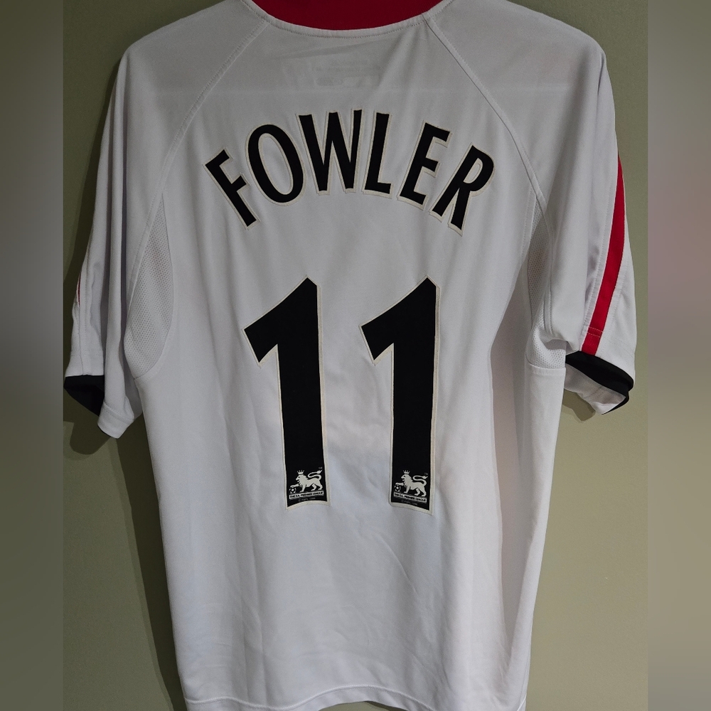 Liverpool FC White Jersey with Red and Green Accents